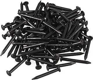 Bialla 50pcs Steel Point Tip Wall Black Concrete Masonry Nail (1 INCH)