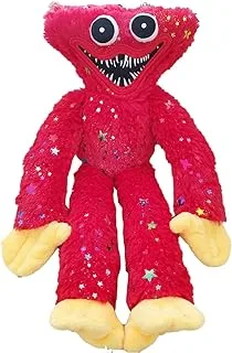 Italo Huggy Wuggy Poppy Play Glittering Stars Plush Toy, Red