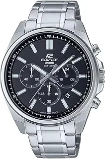 Casio Edifice Men's Watch - EFV-650D-1AVUDF Black Dial, Silver Band