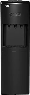 HITACHI Water Dispenser, Top Loading, Hot Cold and Ambient Temperature, Japanese Quality Floor Standing Water Cooler, Child Safety lock, Best for Home, Office-Pantry, Black, HWD15000B (2023 Model)