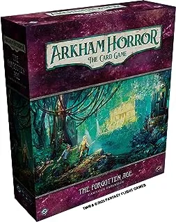 ألعاب الطيران الخيالية Arkham Horror The Card Game توسيع حملة العمر المنسي | لعبة رعب | لعبة الغموض | لعبة الورق التعاونية | الأعمار 14+ | 1-4 لاعبين | متوسط وقت اللعب 1-2 ساعات | صنع