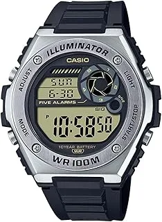 Casio Men's Watch - MWD-100H-9AVDF Silver Dial, Black Band