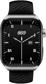 QCY Smart Sports Watch GS2 With 1.96 Large AMOLED Touch Screen Display, 100 Plus Watch Faces & 4 Themes, Call and Playback Via Bluetooth, 100 Plus Sports Mode, Health Monitor & Sports Tracking - Black