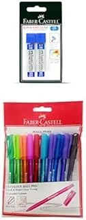 Faber-Castell Leads 0.7 mm + Ball Point Pen 10-Pieces 1.0 mm Size