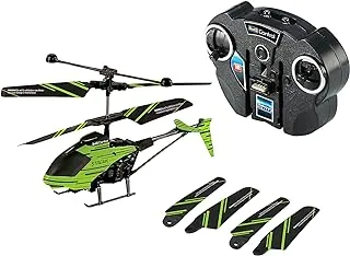 Revell Control Indoor Helicopter Glow Streak I Glow in The Dark I 2-Channel IR Control I Electronic Gyro I Robust Plastic Housing I Wireless Charging I Includes Replacement Rotor Set I for Indoor Use