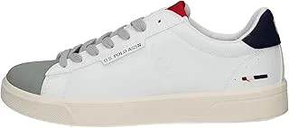 U.S. Polo Assn. U.S.POLO ASSN. Men's SHOES,WHITE/BLACK,43 EU