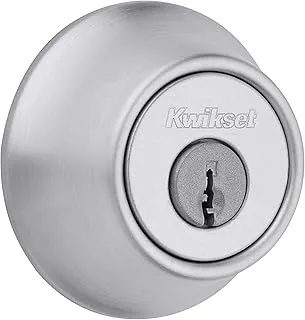 Kwikset 660 26D SCAL SCS Single Cylinder Deadbolt, Satin Chrome