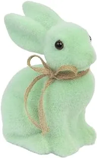 Talking Tables Sage Green Grass Easter Bunny Table Decorations Centrepiece Rabbit Figure-for Kids Birthday, Mad Hatter Tea Party, Alice in Wonderland Theme, 15cm