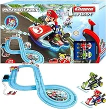 Carrera 20063028 First Nintendo Mario Kart Race Track Set I 2.9 m Electric Race Track with Track Parts and Hand Controller in 1:50 Scale I for up to 2 Players I for Children from 3 Years and Adults