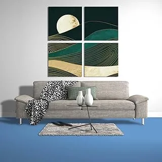 Nature At Night, Canvas wall art, Multicolour, Canvas, 4 Pieces, 60 x 60 By(BPA®)