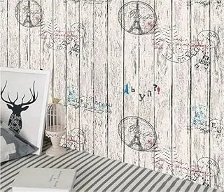 Bpa Wood Surface Self-Adhesive Vinyl Wallpaper, 45 cm x 10 Meter Size