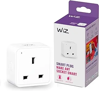 WiZ Smart Plug متصل بالواي فاي. التحكم في التطبيق لأتمتة الإضاءة الداخلية للمنزل وغرفة المعيشة وغرفة النوم.