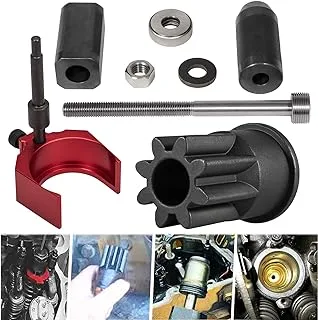 9U-7227 Injector Height Tool + J-38587-A Engine Barring Socket Turning Tool + 9U-6891 Injector Tube Sleeve Cup Removal & installer Tools Set Fits for CAT Caterpillar 3406E C15 C16 Engines (8 PCs)