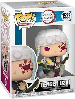 Funko Pop! Animation: Demon Slayer - Tengen Uzui - 1/6 Odds for Rare Chase Variant - Metallic - Collectable Vinyl Figure - Gift Idea - Official Merchandise - Toys for Kids & Adults - Anime Fans