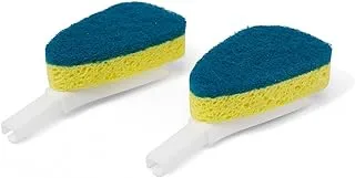 Full Circle Laid Back 2.0 Replacement Sponge Head (2pk) -White, 1 Count