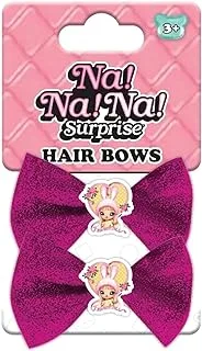 Na Na Na Surprise Bow Accent Hair Clip 2-Pieces