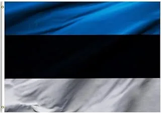 علم BPA® Estonia للمنزل الداخلي والخارجي والمكتب والمناسبات (80x140 سم)