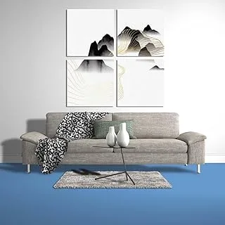 Out Of No Where, Canvas wall art, Black, Canvas, 4 Pieces, 40 x 40 By(BPA®)