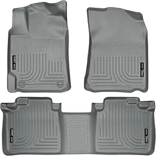 Husky Liners - 98512 Fits 2007-11 Toyota Camry Weatherbeater Front & 2nd Seat Floor Mats Grey