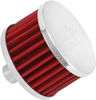 K&N Vent Air Filter/Breather: High Performance, Premium, Washable, Engine Filter: Flange Diameter: 0.75 In, Filter Height: 2 In, Flange Length: 0.875 In, Shape: Breather, 62-1160