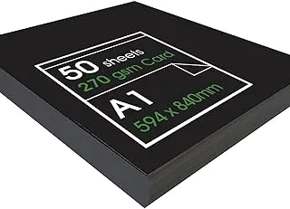 BPA® Recycled A1 Black Card - 50 Sheets