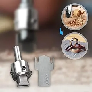 AMERTEER Ring Making Bit wood | Multifunction Wooden Ring Maker | High Speed Steel Drill Wood Tools for Making Necklace, Beads Pendants, Bracelets (16.5 * 20 * 5)