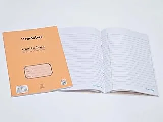 Sinarline Exercise 50 Sheet Single Line Notebook 12-Pieces, A5 Size