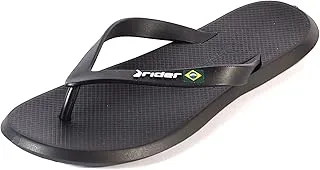 Rider Men RIDER R1 MEN'S FLIP FLOPS,Men's,BLACK/BLACK,Flip Flops,42