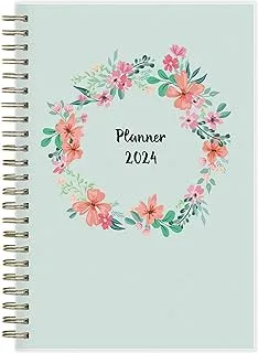 Blue Sky 2024 Weekly and Monthly Planner, January - December, 5