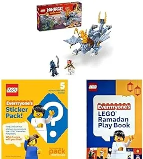 LEGO NINJAGO Young Dragon Riyu Toy with Minifigures 71810 With LEGO Book & LEGO Surprise Stickers!