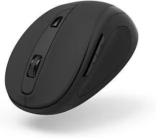 Hama 173026 MW-400 V2 Ergonomic Optical 6-Button Wireless Mouse, Black