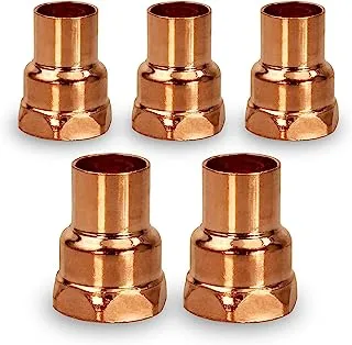 Supply Giant DDGA0012-5 Female Adapter Fitting Sweat x FIP Connections, 1/2, Copper