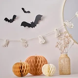 Ginger Ray Felt Ghost Halloween Bunting Streamer Garland Hanging Decoration 2m