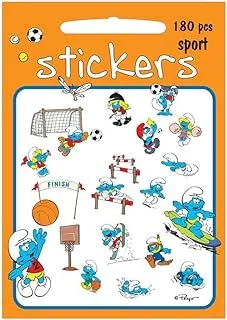 SMURF STICKERS SPORT