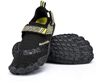 Naturehike Silicone Anti-Slip Wading Shoes, Medium, Black/Yellow