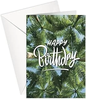 Greeting Card - Happy Birthday | HAPPY BIRTHDAY | PALM | P193 | SharetheLove (Standard A5)