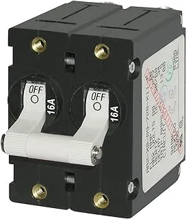 BLUE SEA CIRCUIT BREAKER AA2TOGGLE 16A WHT