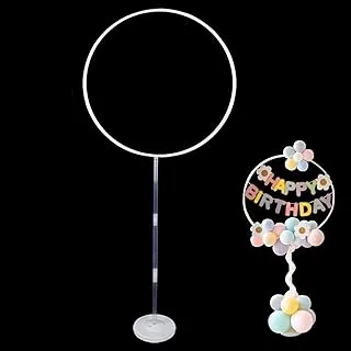 GOLDEDGE Round Ring Shaped Balloon Stand Baby Shower Wedding Decoration Ring Balloon Stand Reusable for any occasions Party Decorations