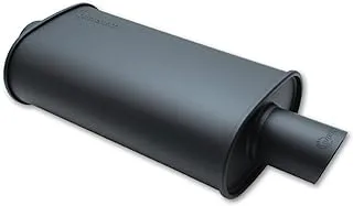 Vibrant Performance Vibrant 1147 Streetpower Black Flat Oval Muffler, 20 inches