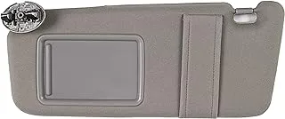 Ezzy Auto Gray Left Driver Side Sun Visor fit for Toyota Camry Without Sunroof 2007 2008 2009 2010 2011