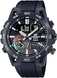 Casio Edifice Men's Watch - ECB-40MP-1ADF Black Dial, Black Band