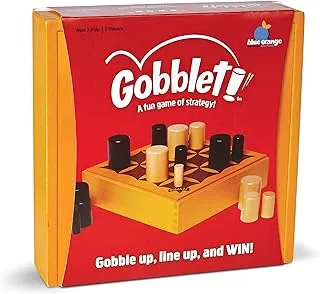 Blue Orange Games Gobblet! Abstract Strategy Board Game - Award Winning Kids or Adults Original All Wooden Board Game by - 2 Players for Ages 7 to 99 (Packaging May Vary)