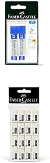 Faber-Castell Leads 0.7 mm + ERASER SMALL POLY BAG OF 16PC