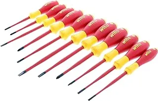 Wiha 32198 Insulated Slim Screwdriver Set, 11-Piece