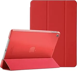 AWH iPad 10.2 Case - iPad 9th Generation 2021/ iPad 8th Generation 2020/ iPad 7th Generation 2019 Case, Slim Stand Hard Back Shell Protective Smart Cover for 10.2 iPad Case - Red