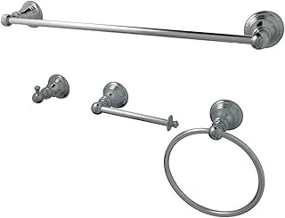 Kingston Brass BAHK192478C American Classic Towel Bar/Towel Ring/Toilet Paper Holder/Robe Hook, 18