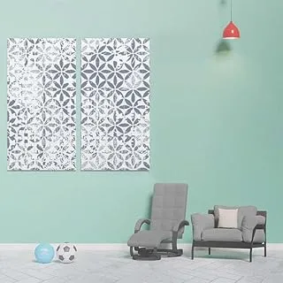 Shading Spots, Canvas wall art painting, Blue, Canvas, 2 Pieces, 40 x 80 cm By(BPA®)