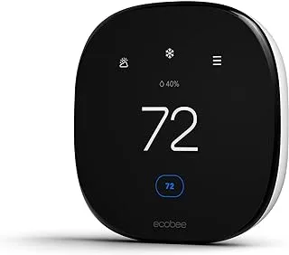 Ecobee Smart Thermostat Enhanced 6th Gen Without Sensor Black EB-STATE6L-01