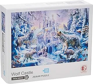 1000 Pieces Jigsaw Paper Puzzles, Home Wall Decor Wolf Castle, MFT88328