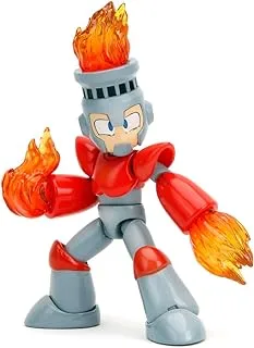 Jada Toys Mega Man Fire Man 4.5 Inch Collectible Figure